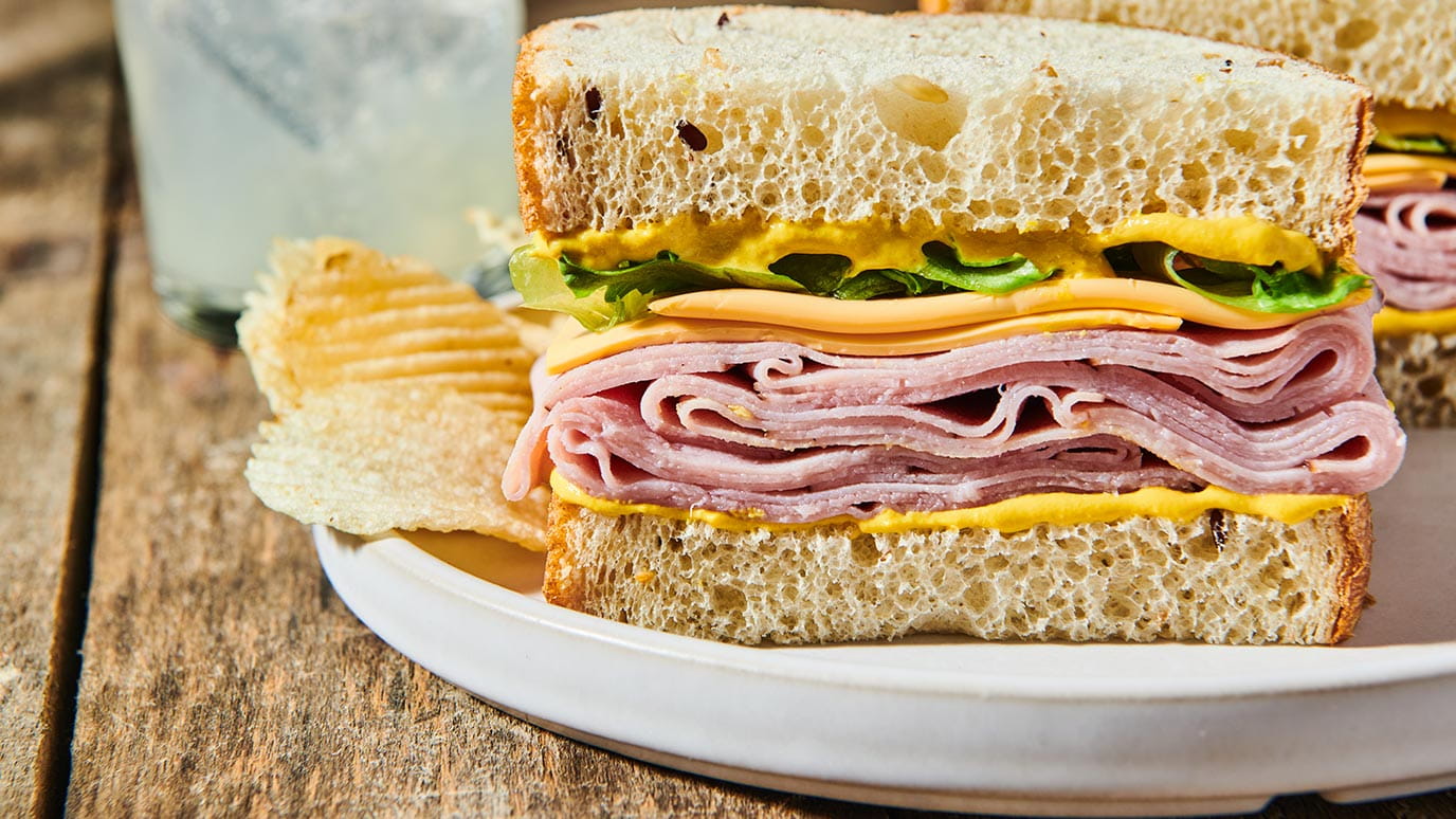 Ham & Mustard Sandwich